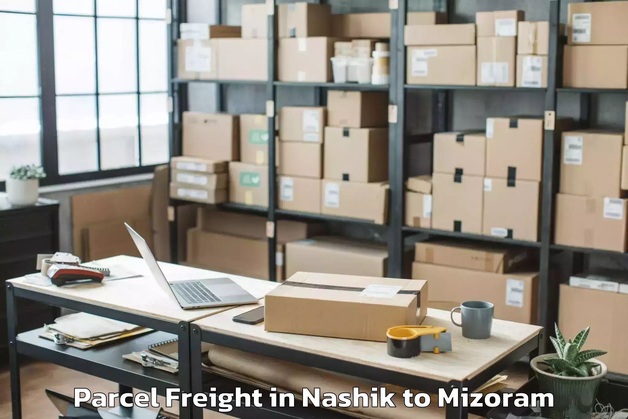 Professional Nashik to Saitlaw Parcel Freight